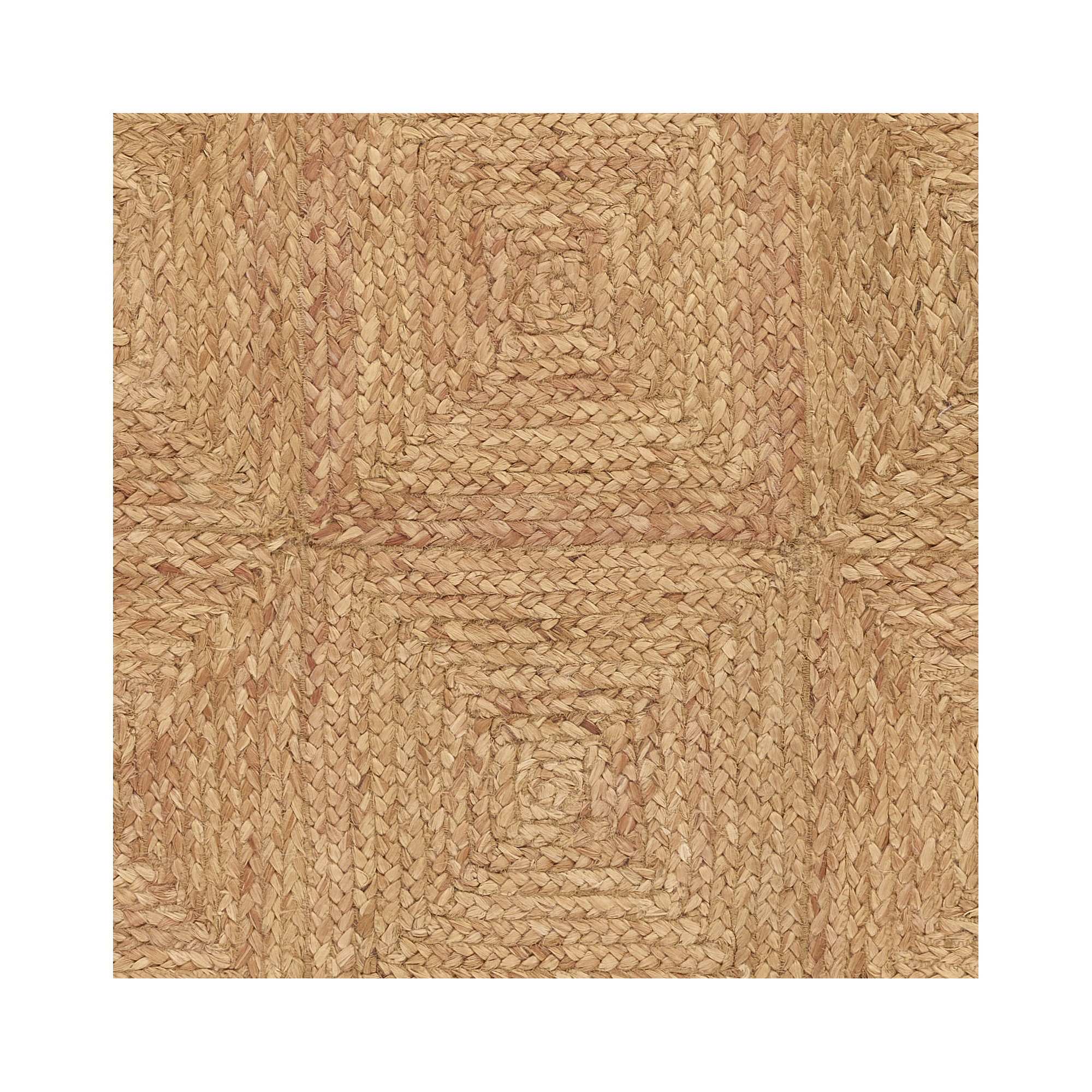 Mykonos Hand Woven Jute Geometric Natural Area Rug 7'10" X 9'10", Rectangle 8'10" x 11'10"