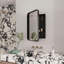 Armoire à miroir encastrée en métal noir 16 po x 24 po pour la salle de bain - tablettes réglables, intérieur élégant-1560668304-1560668330