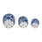 Elegant Ceramic Stoneware Planter Set - Decorative, Durable, and Stylish - Handcrafted Detailing - High-Quality Construction - Ideal for Enhancing Home or Office Decor - Set of 3-1833755331