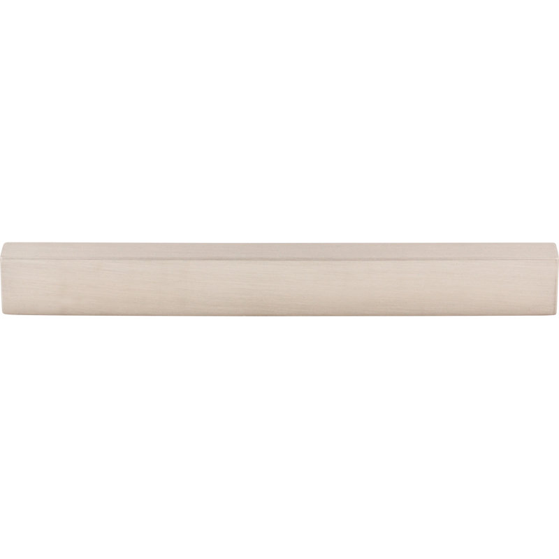 Modern Metro Finger Pull, Brushed Satin Nickel, 8" Center to Center