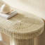 Console ovale Sarova de 59 pouces en rotin naturel-2044728823
