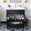 Meuble-lavabo 30 po avec comptoir en céramique-779033607