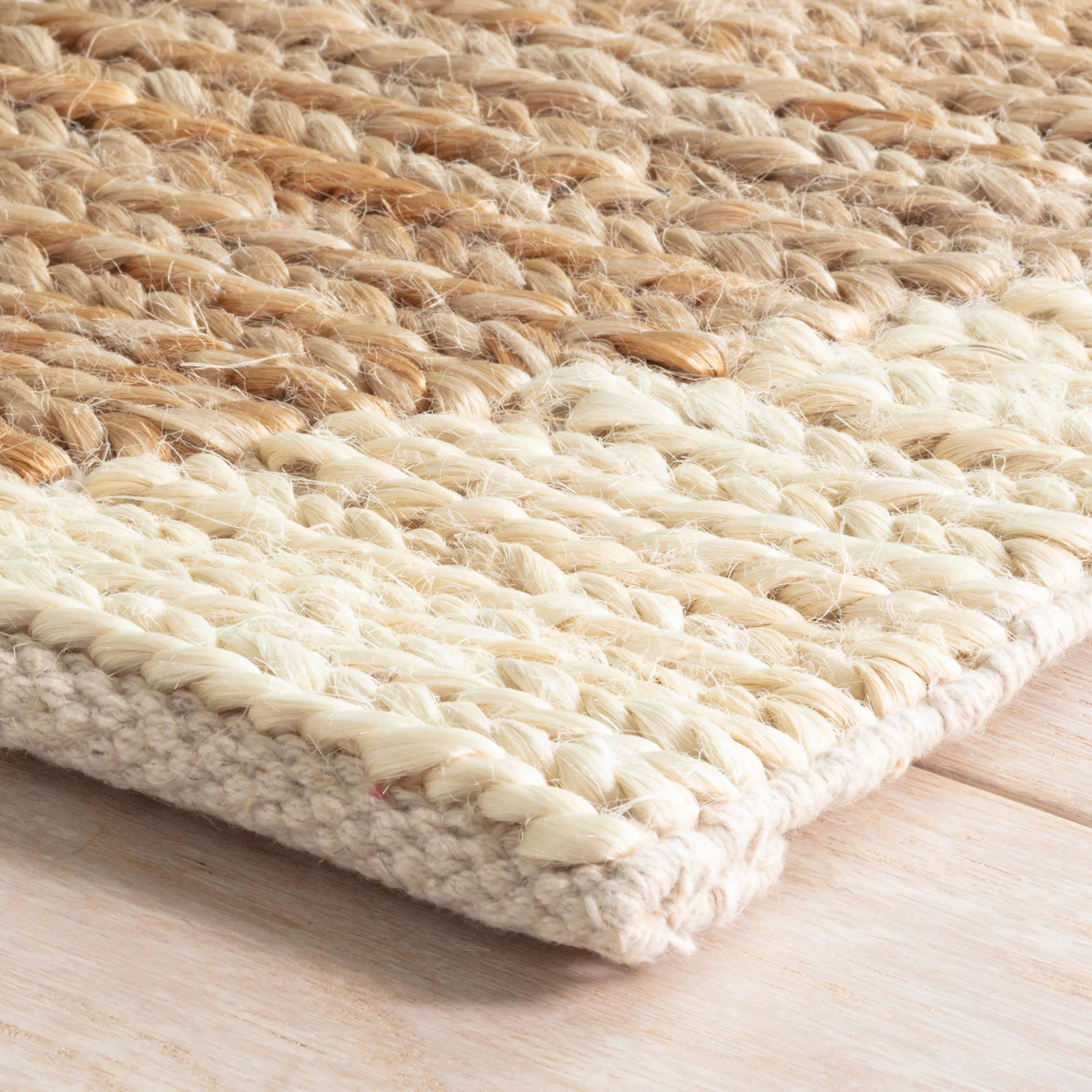 Harwich Natural Handwoven Jute Rug, Rectangle 7'6" x 9'6"