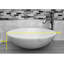 Belfry Bathroom Berrin 430mm L x 430mm W Stone Round Sink with Tap-1087320638
