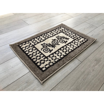 Beaulieu Non-Slip Floral Doormat