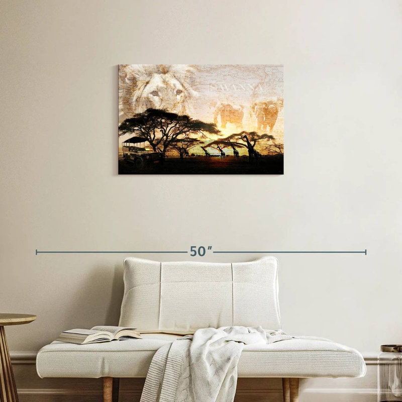 Ravi Savanna, 20" H x 30" W