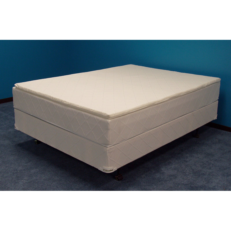 Winners Chrarismatic K-Rail 1.5-in Pillowtop Top Only 12" Waveless Deep fill Soft-side Waterbed Mattress, King Dual