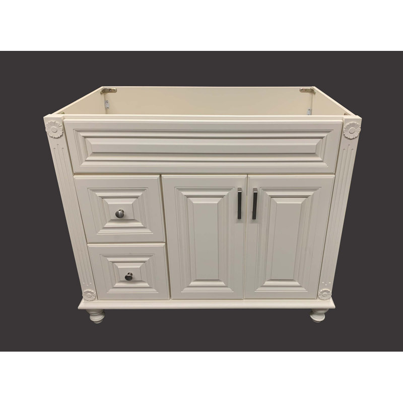 36'' Single Bathroom Vanity Base Only in Antique White