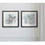 «Soft Silhouette Butterfly», ensemble de 2 reproductions d'art sur papier