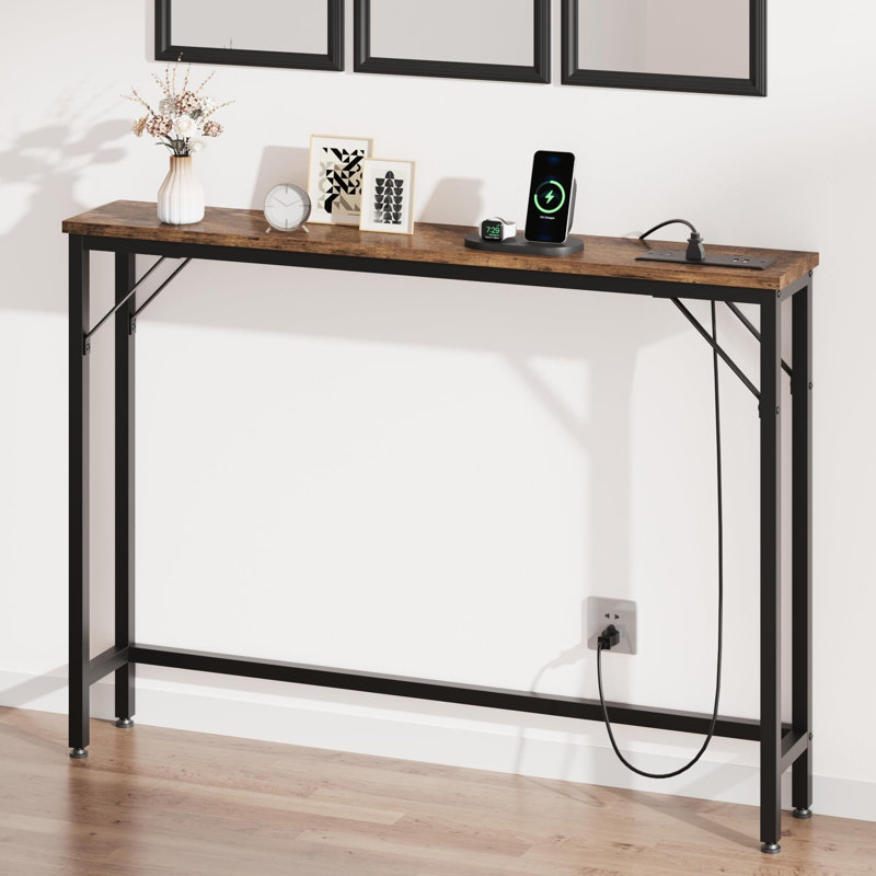 Tanihya 5.9'' Console Table, Brown