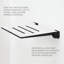 Banc de douche pliable SlimLine