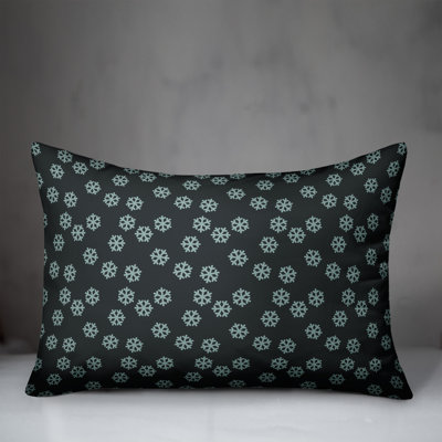 Snowflakes Snowflake Lumbar Pillow