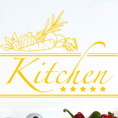 Food & Beverage Non-Wall Damaging Wall Decal