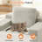 48" Upholstered Corduroy Sleeper Sofa Bed ,Convertible Chaise Lounge Couch with Removable Pillow & Movable Table Tray, Deep Seat No-Assembly Sofa for Living Room, Bedroom, Studio Apartment-678802787