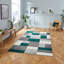 Matrix area rug Machine Woven Rectangle Grey-100511910