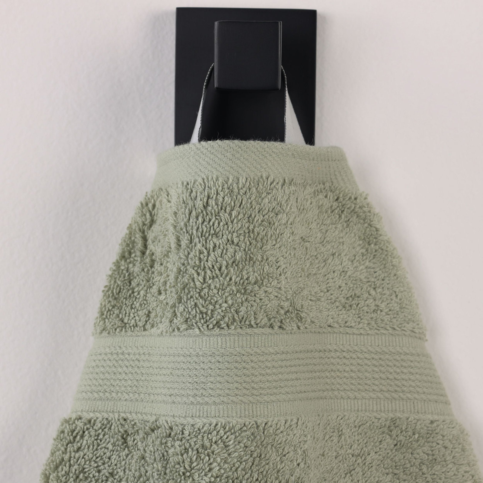 Organic Cotton Towel Set, Sage, 2 Bath Sheet Set