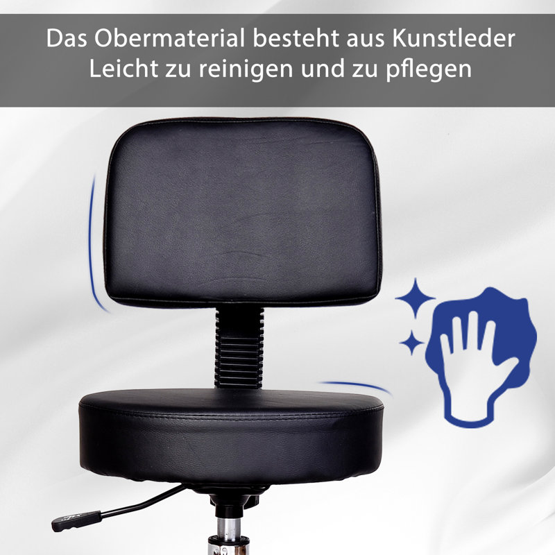 Height Adjustable Swivel Bar Stool