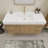 47.2" Wall-Mounted Single Bathroom Vanity Set with Drawers and Doors-70381383