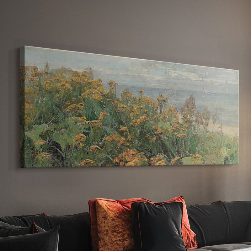 Série paysage - CMLVII - Toile tendue avec châssis - Prêt à accrocher, H 12 po x l 30 po