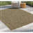 Jute/Black Indoor/Outdoor Area Rug-609569780