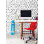 Papier peint auto-adhésif noir et blanc pour console