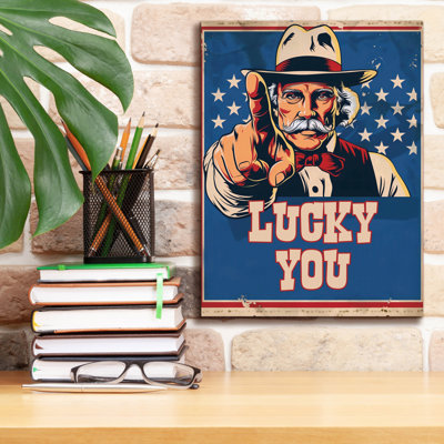 'Lucky You' by Andreas Magnusson Canvas Wall Art