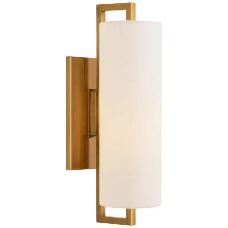 Ian K. Fowler Bowen Medium Sconce, Antique Brass