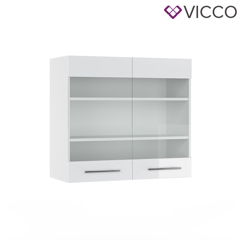 Ballou Glossy Wall Unit, White