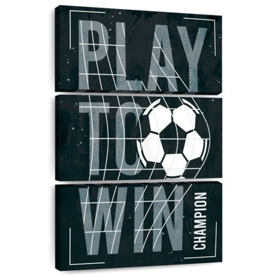 Plaque murale Kema Play To Win Soccer