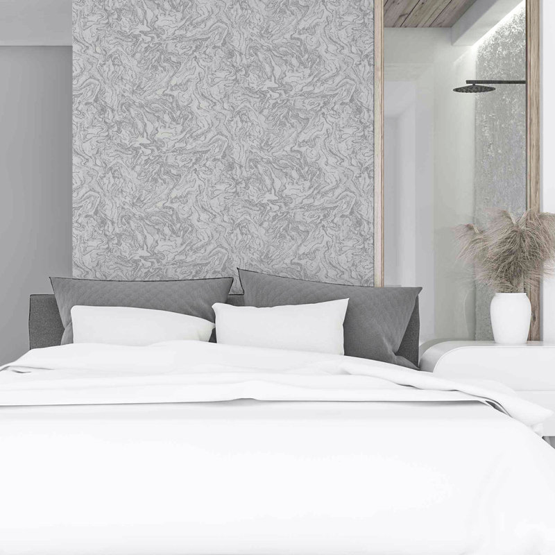 Osgood Wallpaper, Gray