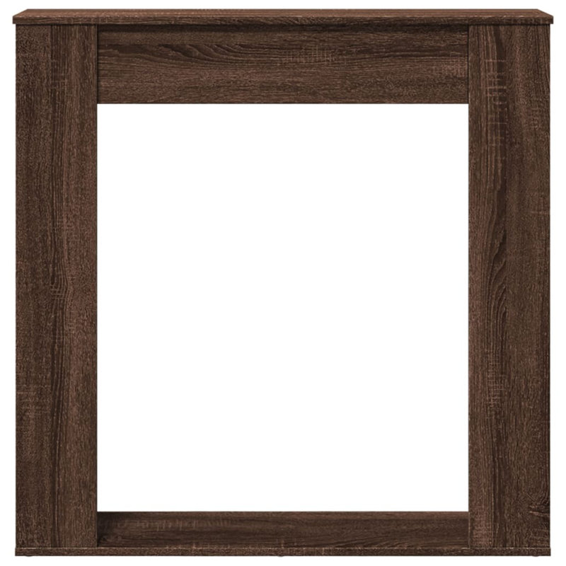 Engineered Wood Fireplace Surround, Brown Oak