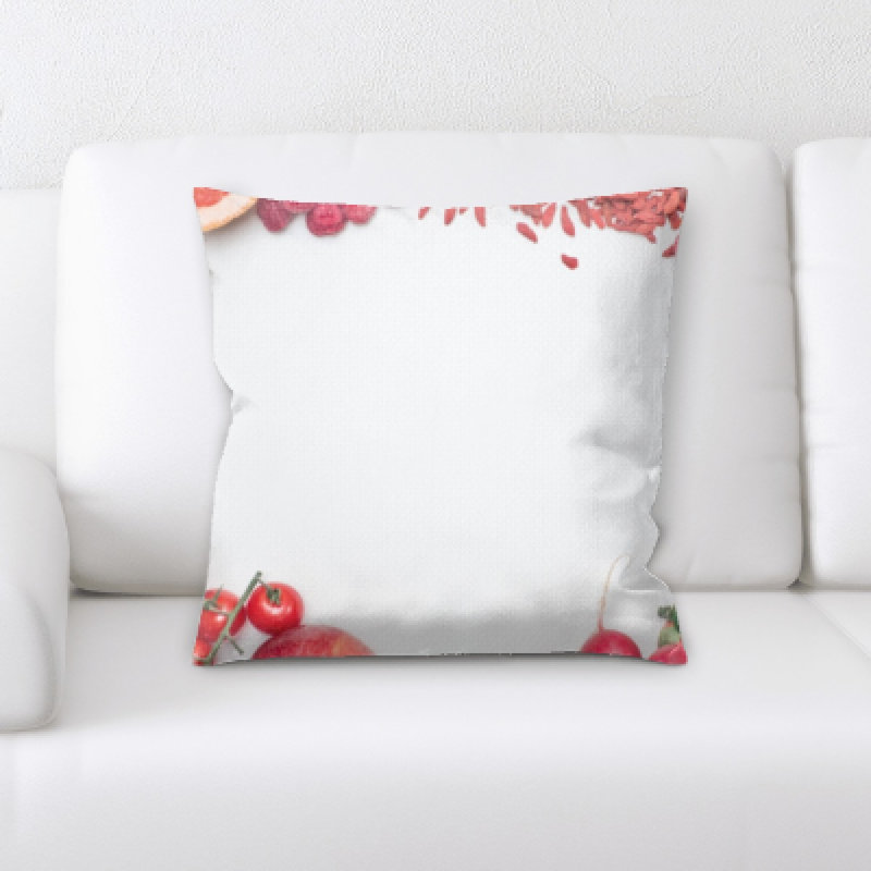 Microsuede Throw Pillow
