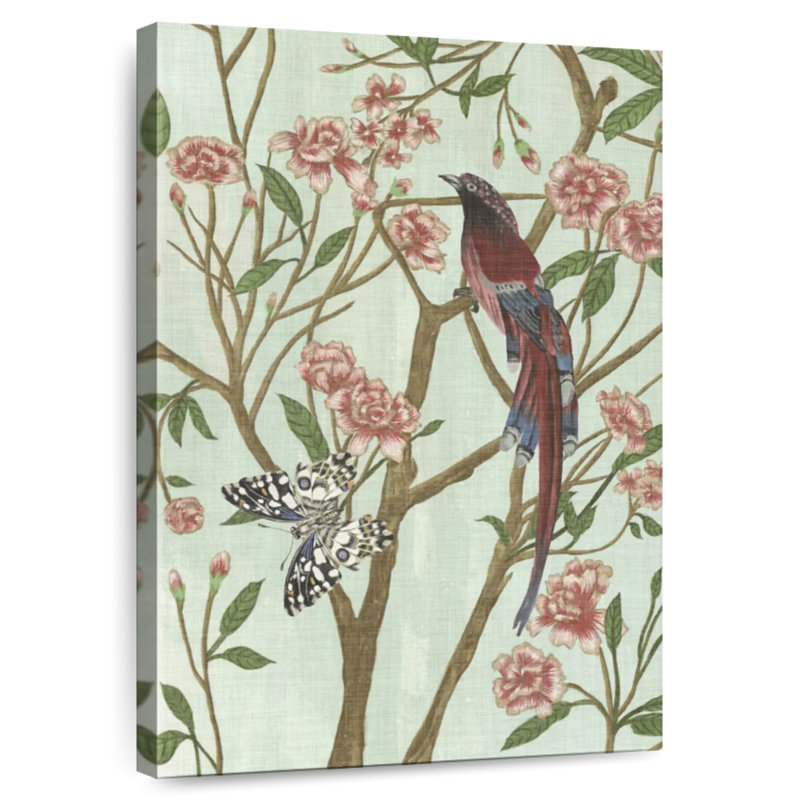 Brampt délicat chinoiserie III, H 30 po x l 20 po