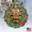 Nutcracker's Wreath Gift Wooden Ornament by G. DeBrekht