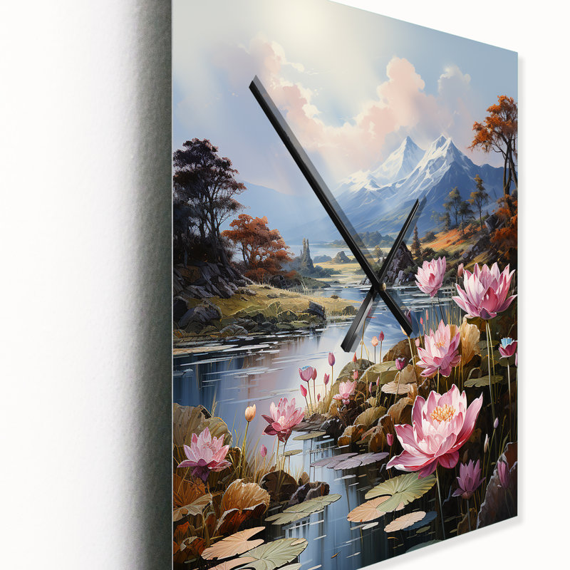Edis - Horloges murales fleurs, Grand