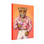 Animals Leopard In Floral Shirt Holding Cocktail-792792855