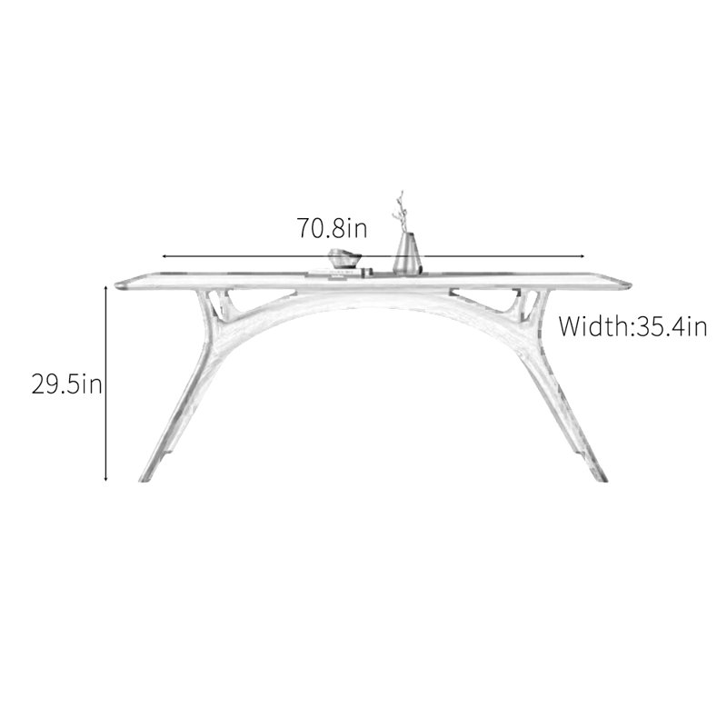 Cribbs, 29.5"H x 70.8"L x 35.4"W