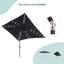 Parasol de marché rectangulaire 10 x 6,5 pi Forontenac-642092980