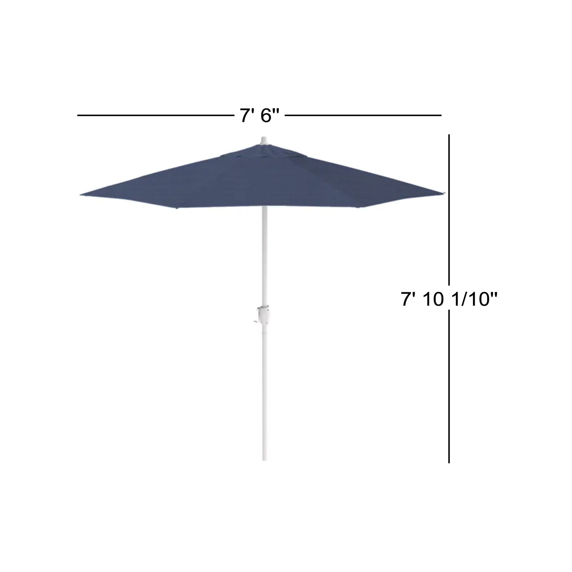Kenne Sunbrella® Outdoor Umbrella, Canvas Regatta Sunbrella® Canvas, 90" W x 90" D