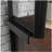 Hutch with Barrister Door, Brown finish
