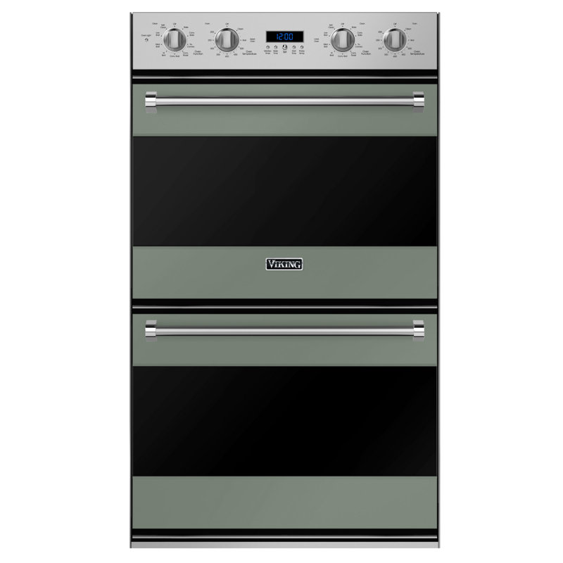 30" Electric Double Oven, Eucalyptus