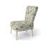Green Grassland Meadows - Chaise d'appoint rembourrée scandinave, chaise d'appoint Botanical Nature