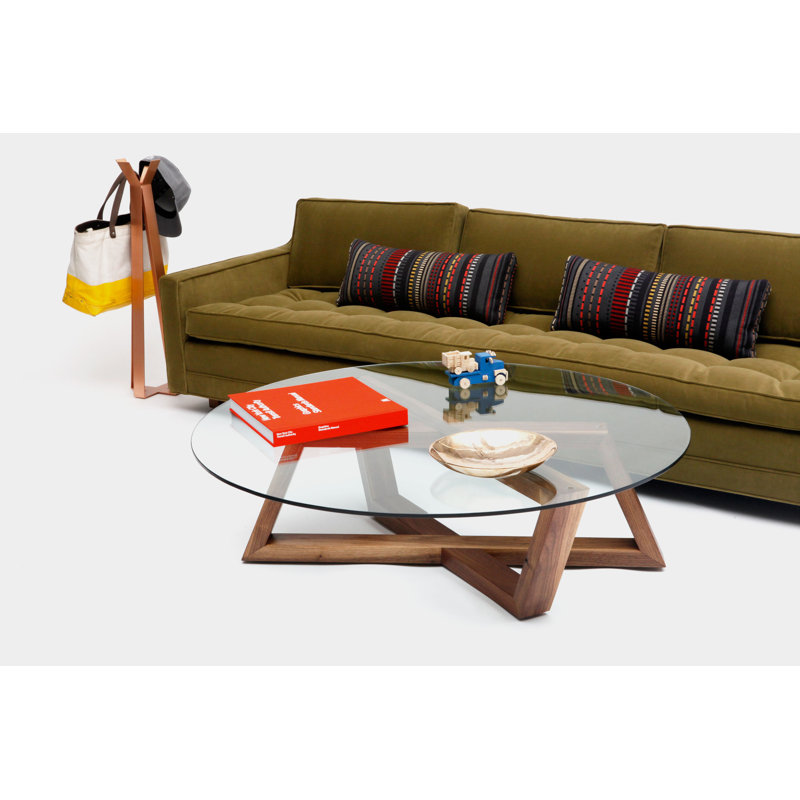 Focal Coffee Table, Walnut, 14" W x 38" L x 72" W