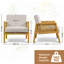  67.5Cm Wide Linen Lounge Chair-1325413568