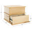 Table de chevet 2 tiroirs Sabastion-1126579453