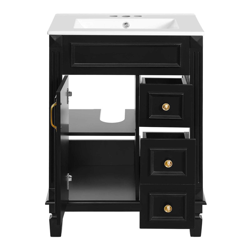 Bathroom Vanity, Black