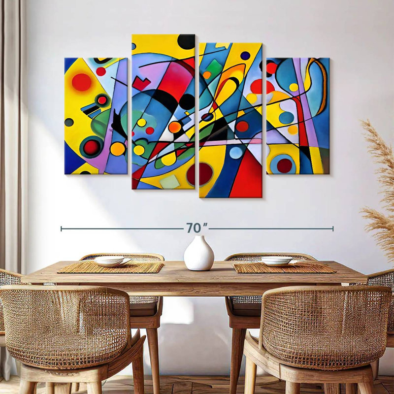 Avery Emulation of Abstract Kandinsky I, H 42 po x l 68 po