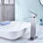 Single Handle Bathroom Vanity Sink Faucet with Waterfall Spout-115827412