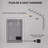 Bathroom Accent Mirror With Led Lights, 3 Colors & Memory Function