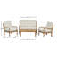 Timeless Acacia Wood Outdoor Coffee Table